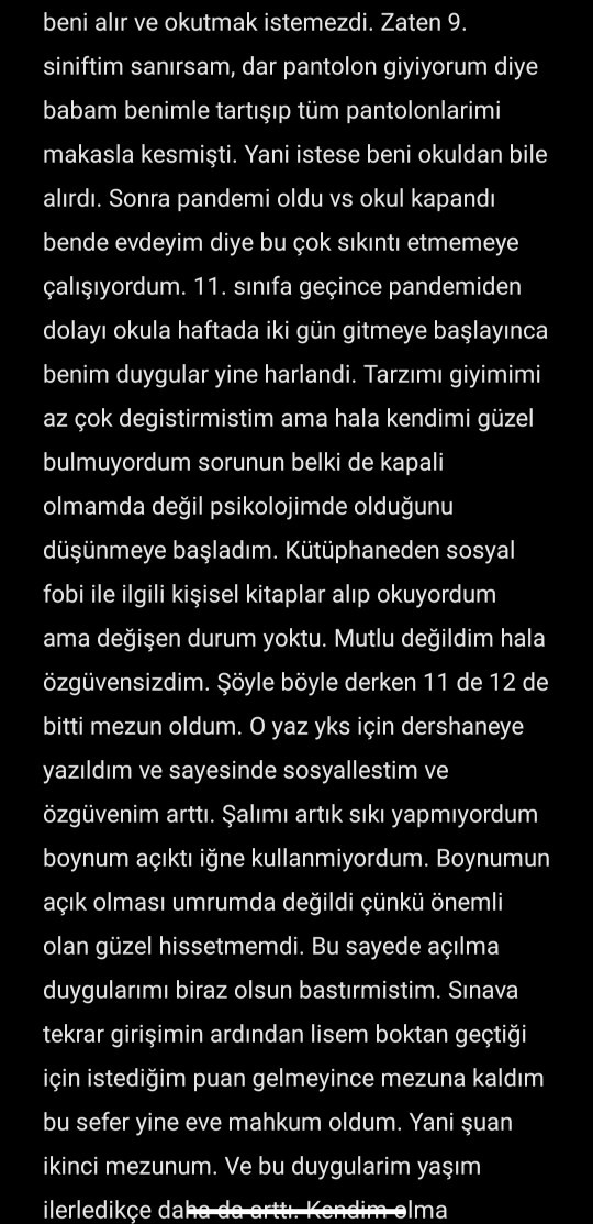 6 yıldır tesettürlüyüm açılmak istiyorum?