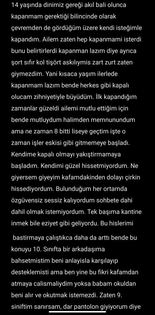 6 yıldır tesettürlüyüm açılmak istiyorum?