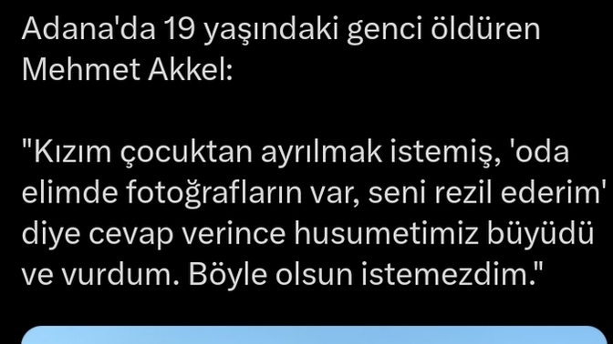 Kızına şantaj yapan 19 yaşındaki genci ö. düren baba hakkında ne düşünüyorsunuz?