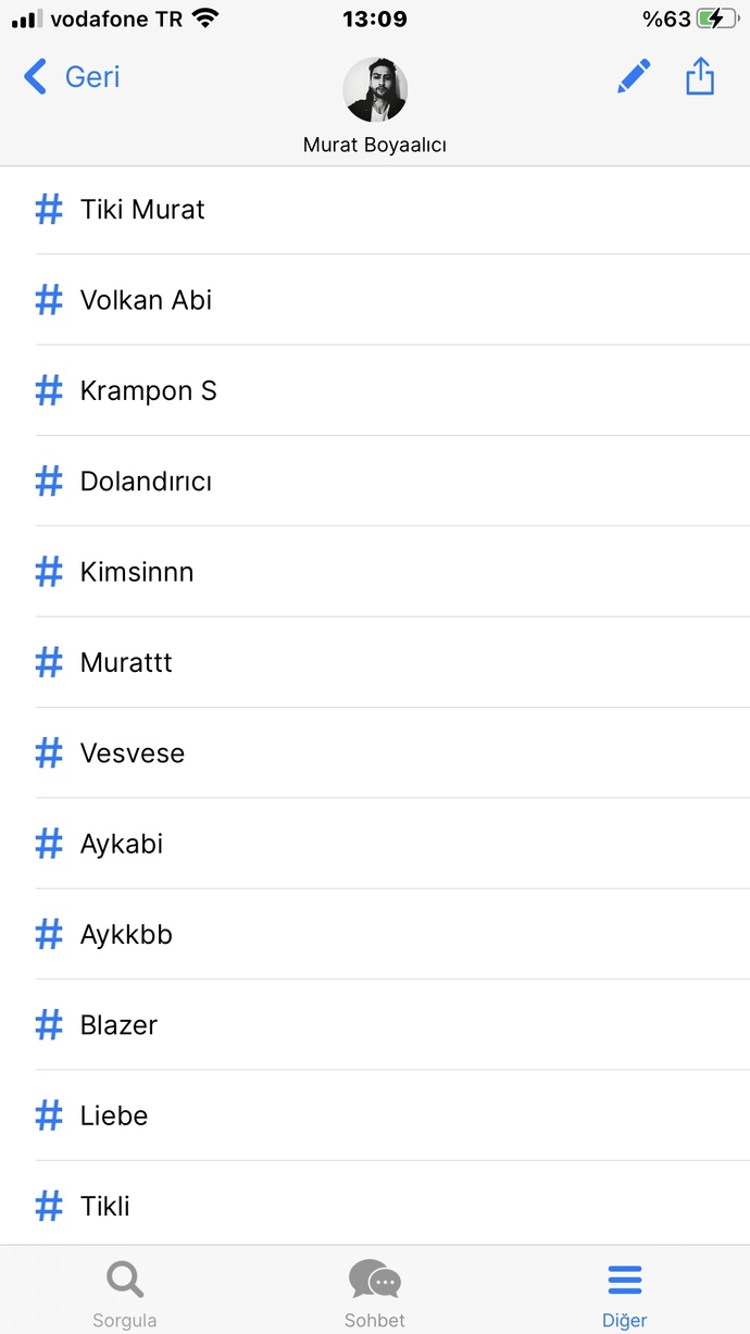 Beni kim dolandırıcı diye kaydetti? 😂?