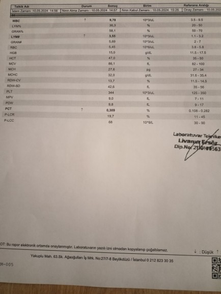Sağlık raporlarıma bakın bakalım sağlıklı mıyım?