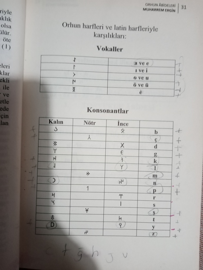 Bu alfabe ve Latin alfabesi benziyor mu?
