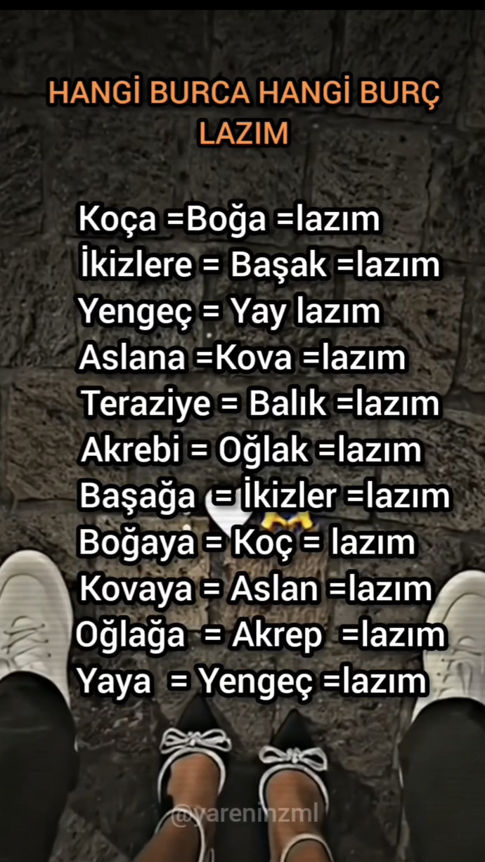 Sana hangi burç lazım?