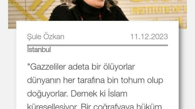 Ayşe Kantoglu'na katılıyor musunuz?