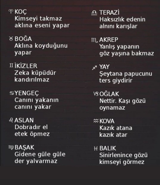 Burcunuzun karakteristik özelliğini tahmin etmişler sizce doğru mu?
