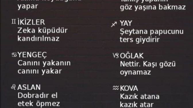 Burcunuzun karakteristik özelliğini tahmin etmişler sizce doğru mu?