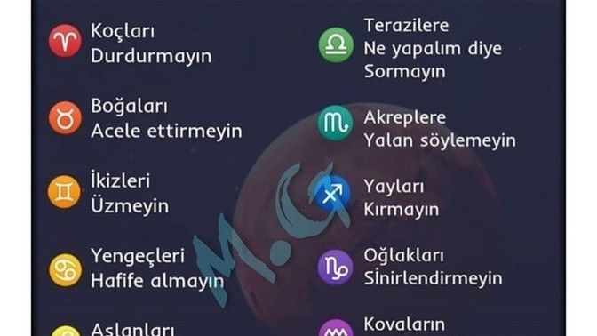 Senin burcunun altın kuralı ne?
