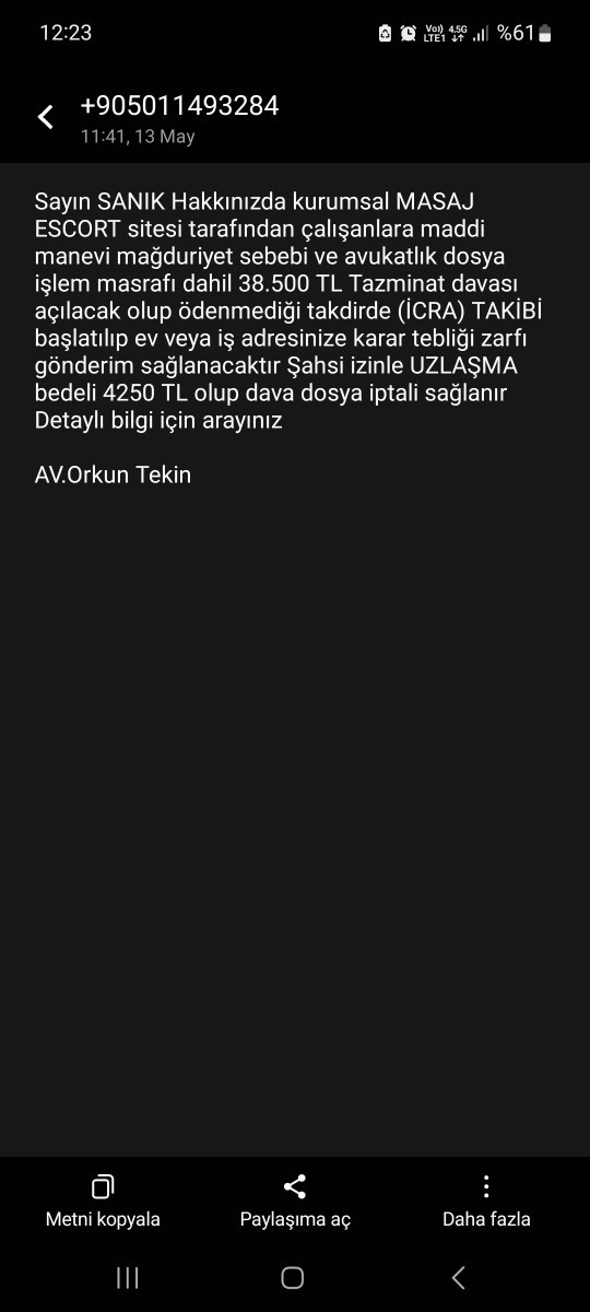 Dolandırıcımı gecen aramıştı ama böyle bisey olabilirmi?