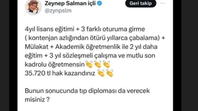 Hangi meslek grubu acaba öğretmenler kadar aşamalardan geçiyordur?