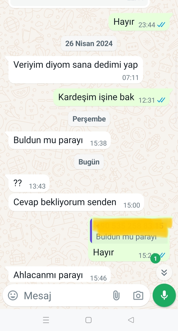 Sizce bu mesajlarla beraber sapığı dava etsem sonuç alır mıyım?