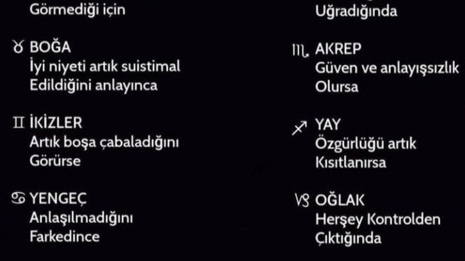 Burçlar neden ayrılır?