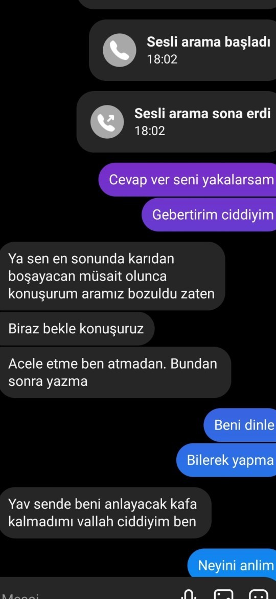 Evli adamla konuşmamız beni istemiyor mu kesin?