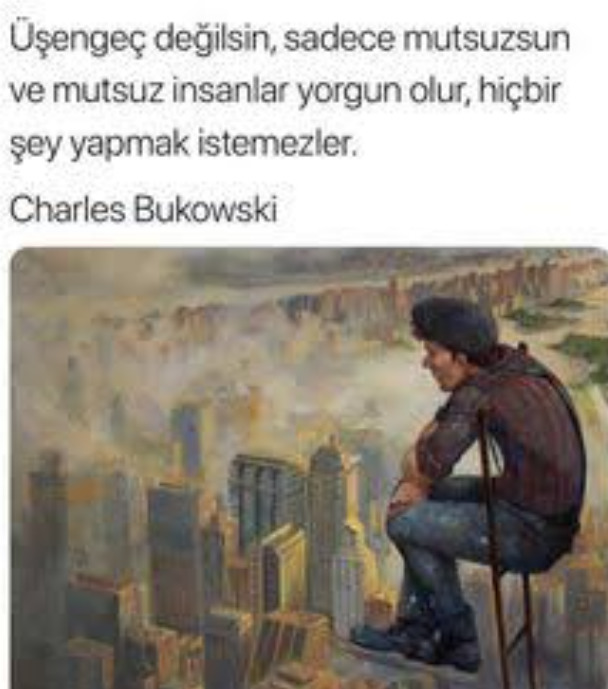 İçinizden hiçbir şey yapmak gelmediği anlarda asıl sebep kırgınlıklar ve mutsuzluklarınız. Size en iyi gelen ne varsa onu yapın💚🍀