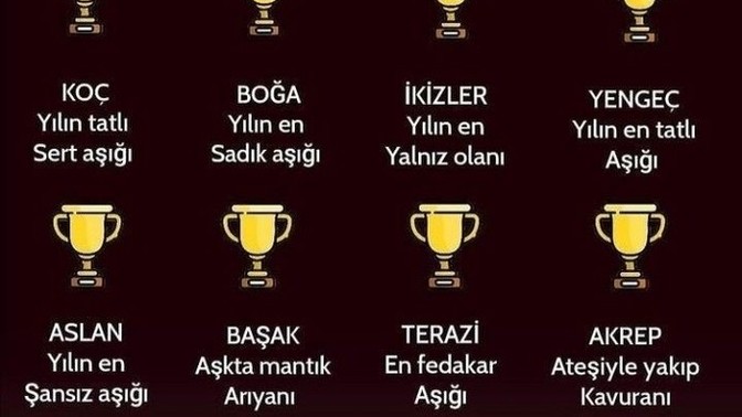 Burcuna göre aşk ödülün ne?