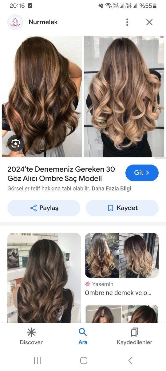 Saçları mi hangi renk omre yapsam?
