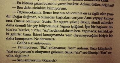 Size bir kitap alıntısı armağan etmemi ister misiniz?
