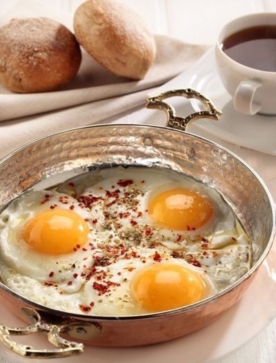 Sahan yumurta benim tercihim 🍳🥚