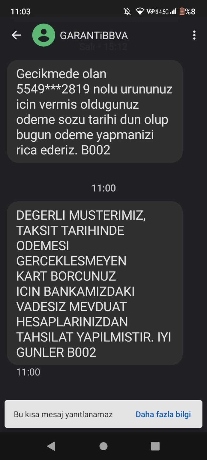 Bu ne anlama geliyo?