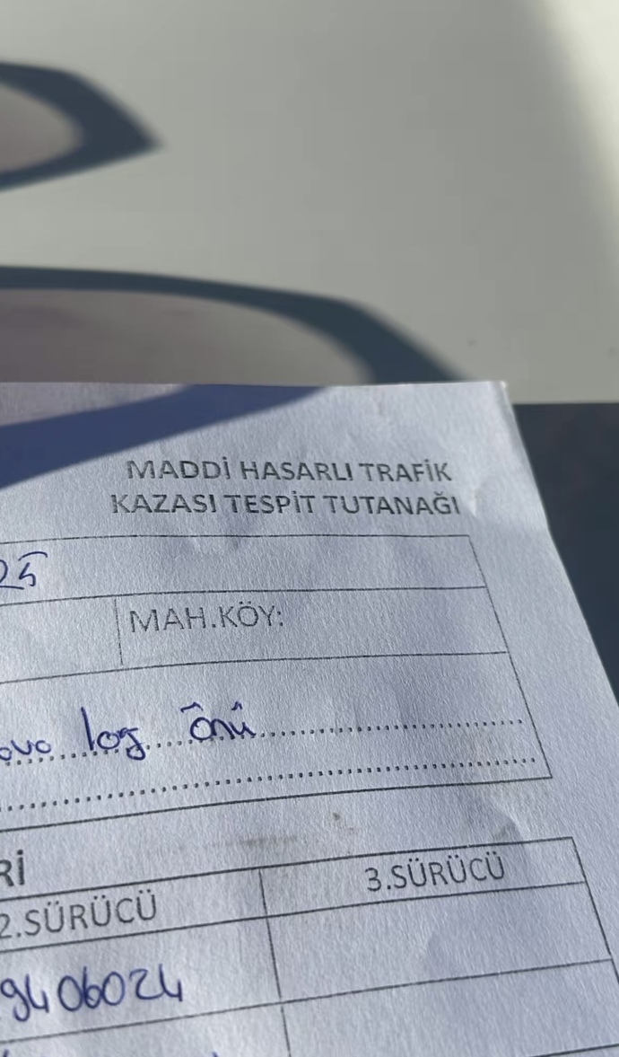 Kaç kez trafik kazasına karıştınız?