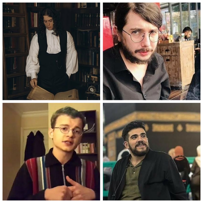 Sağ alttaki sunucu aslında ve gayette saygılı fakat onunla da aynı şekil münazara yapılacakmış