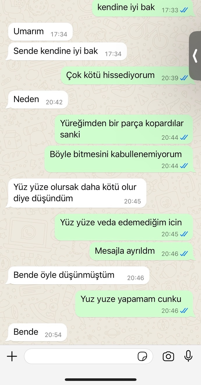 Mesaja bakar mısnız?