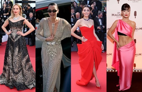Meryem Uzerli, Birce Akalay, Hande Erçel ve Pınar Deniz Cannesde
