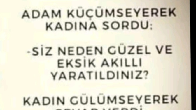 Biz kadınlar niye bu kadar zekiyiz ya?