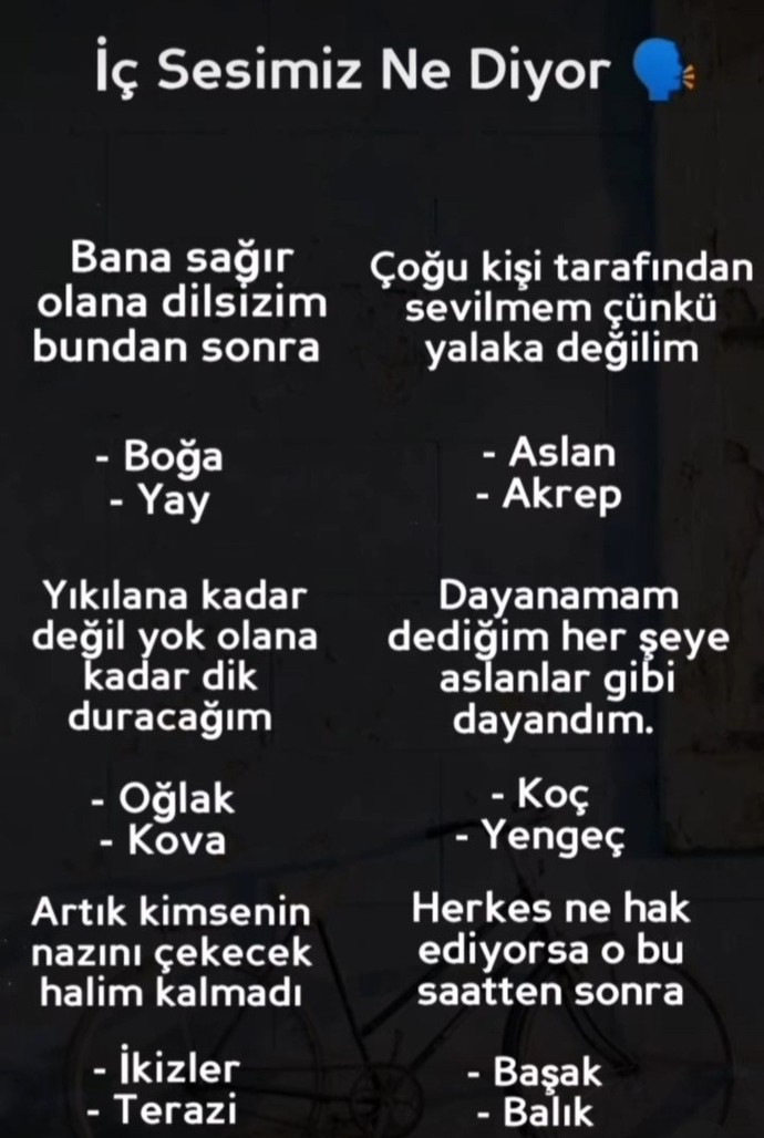 İç sesimiz ne diyor?