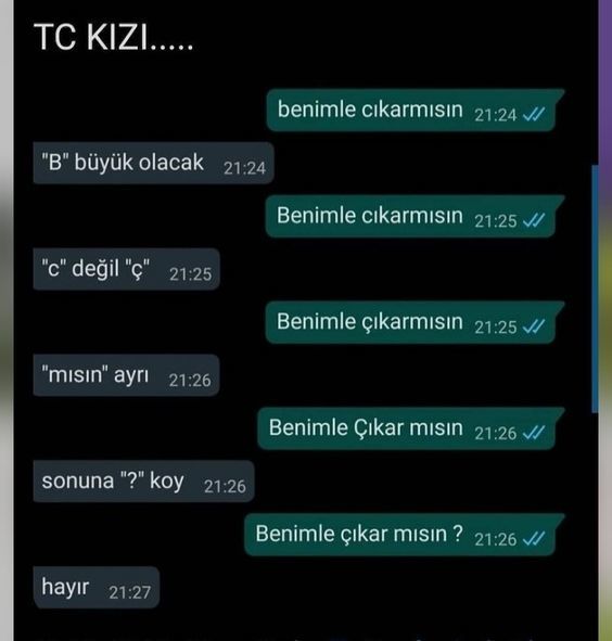 Gelmiş benden akıl istiyor.🤦‍♀️