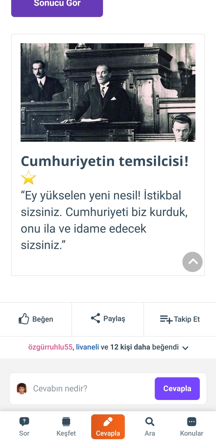 Quizi Çöz Öğren! 19 Mayıs’ta Atatürk’ten Sana Ulaşan İlham Mesajı Ne?