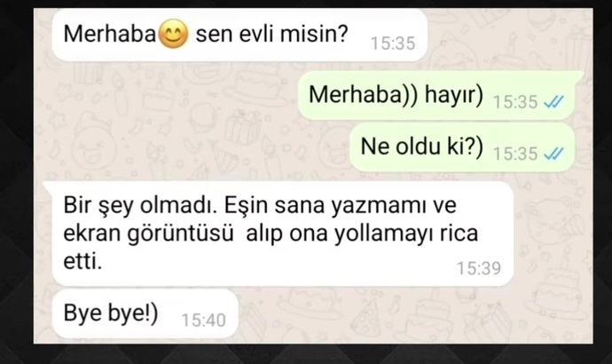 Sevgiliyi denemek sevdaya dahil mi?