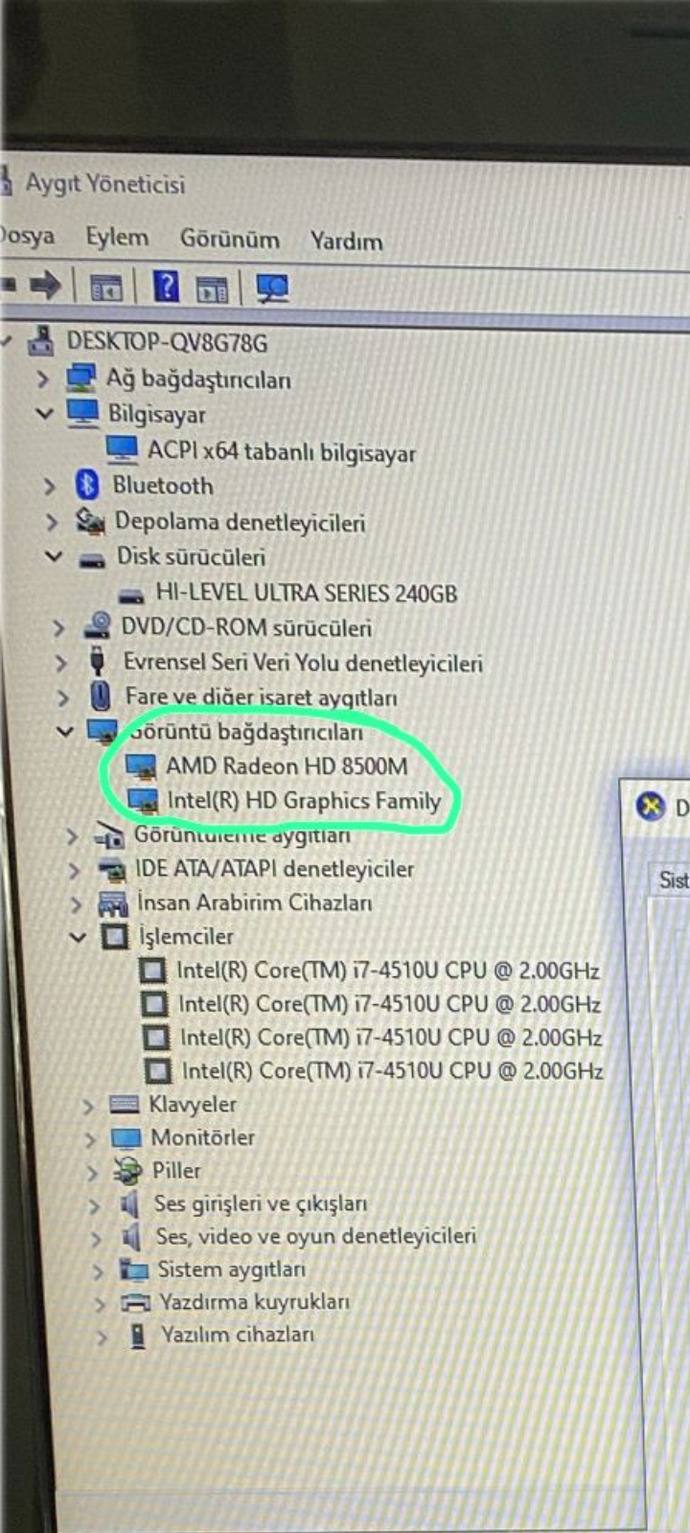Laptopdan anlayanlar?