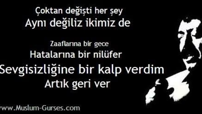 İçinize en dokunan Müslüm Gürses eseri hangisidir?