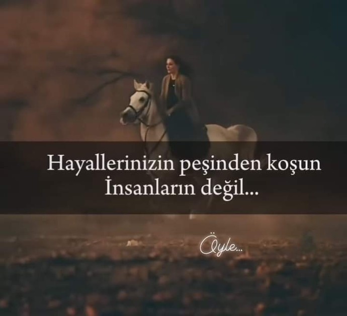Hayallerimizin peşinden koştunuz mu?