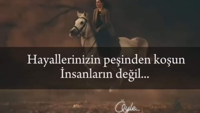 Hayallerimizin peşinden koştunuz mu?