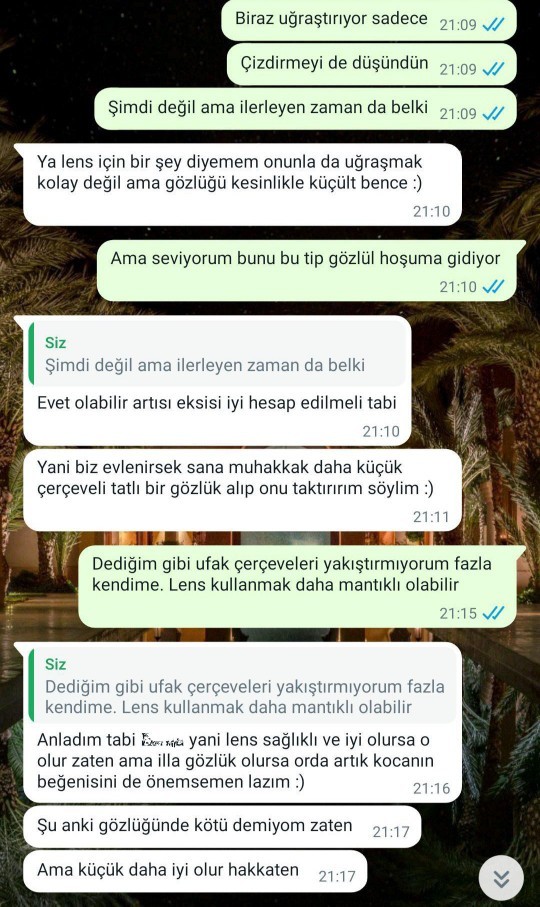 Evlilik amaçlı görüştüğünüz flörtünüz size böyle bir şey dese ne yaparsınız?