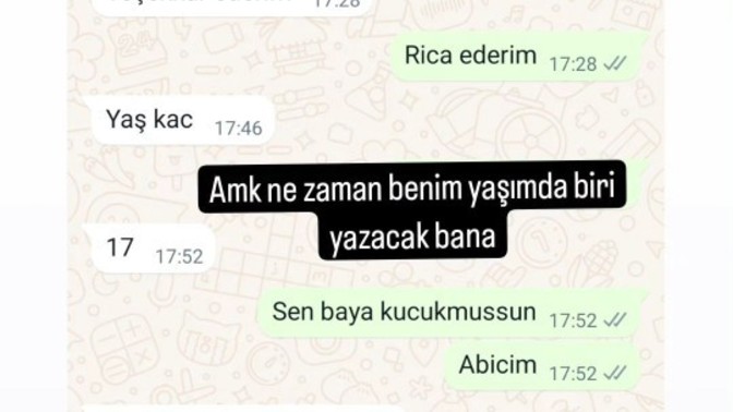 Bana neden yaşıtlarım denk gelmiyor :( ?