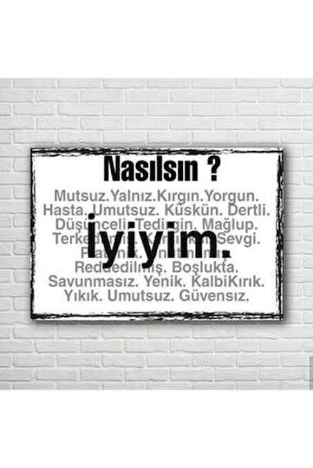 Böyleyiz.