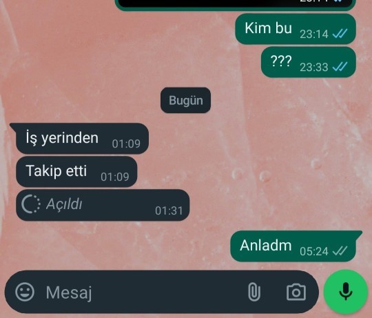 Sevgilimin iş yerinden kızları takip etmesi normal mi?