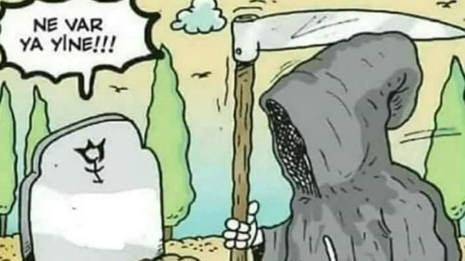 Yerin altında bile rahatsız ederler mi acaba?