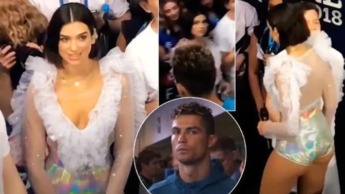 Erkeklerin yanıp tutuştuğu Dua Lipa'yı redden Cristiano Ronaldo'un alfalığı başka kimde var?