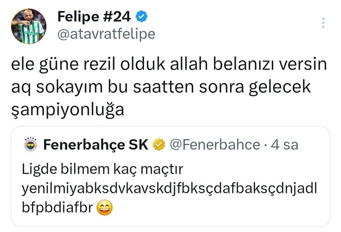 Haftaya kesin şampiyon olucaz dimi?