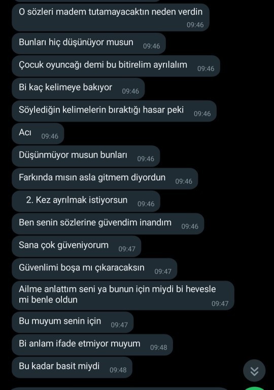 Sevgilimden ayrılmak istiyorum ama kendimi suçlu hissediyorum napmalıyım?
