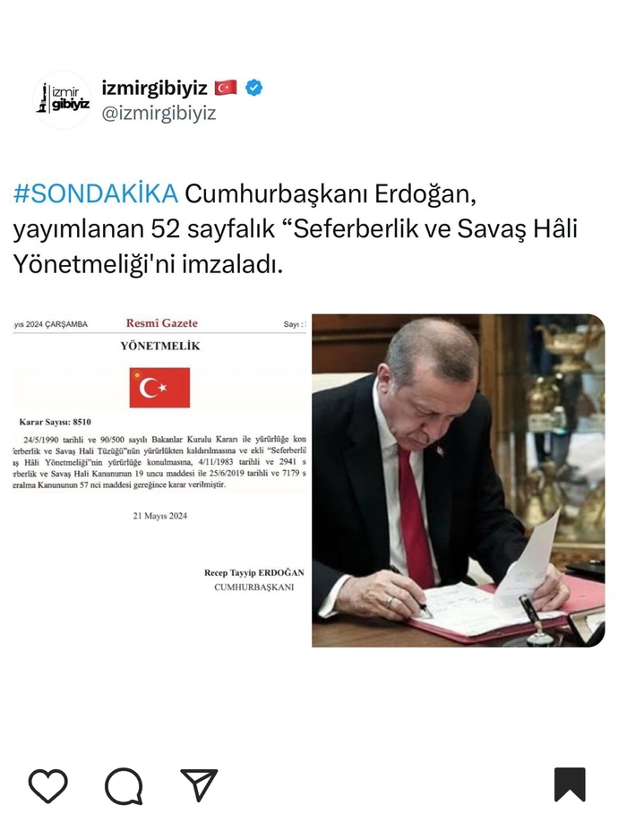 Gençler Erdoğan savaş ilan etme hakkını kendine vermiş. Erdoğanın açtığı savaşa katılır mısınız?