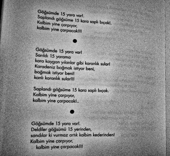 En sevdiğiniz şiiri paylaşır mısınız?