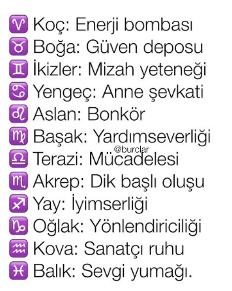Burçların en iyi huyları?