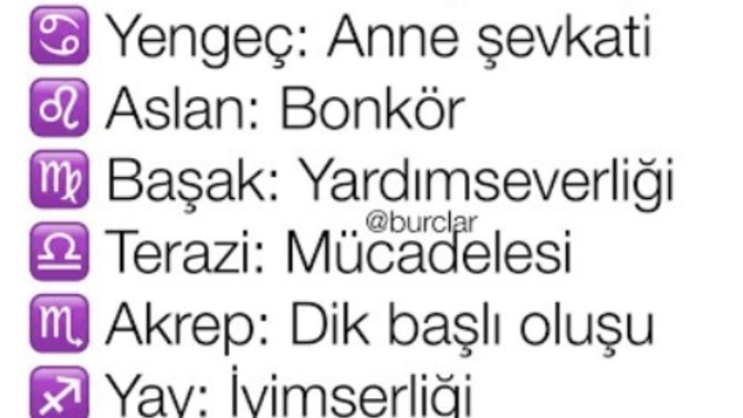 Burçların en iyi huyları?