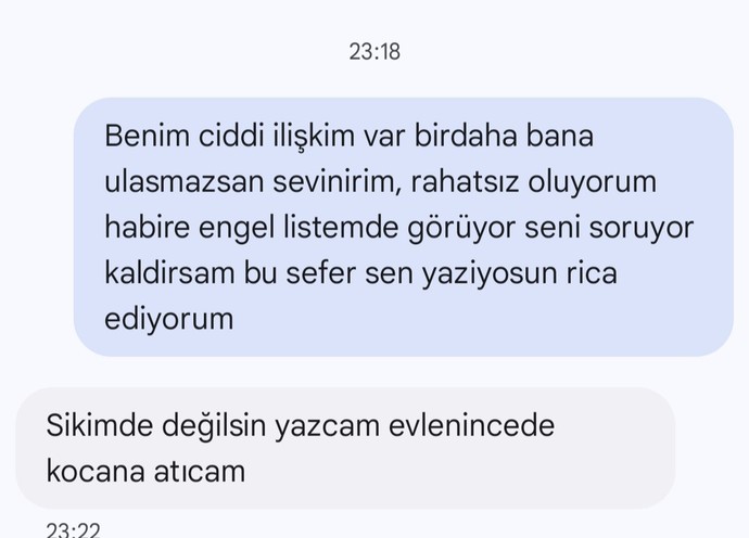 Bu çocuğa ne cevap yazılır ya?