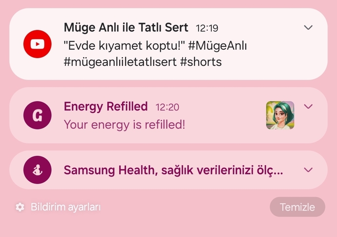 Telefonunuza en son mesaj kimden geldi?