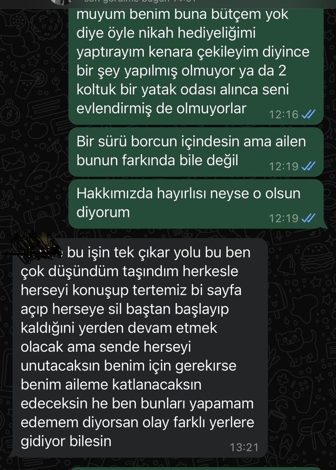 Nişanlımın ailesi hiçbir şeye bütçem yok diyor şimdi?
